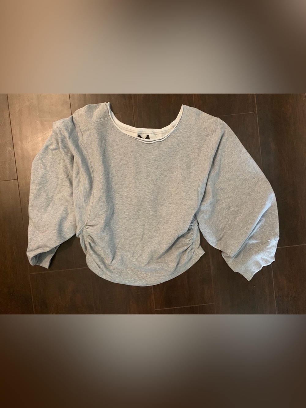 Mustard Seed Light Gray Crewneck Sweater